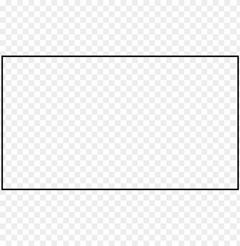 Black Outline Rectangle Png