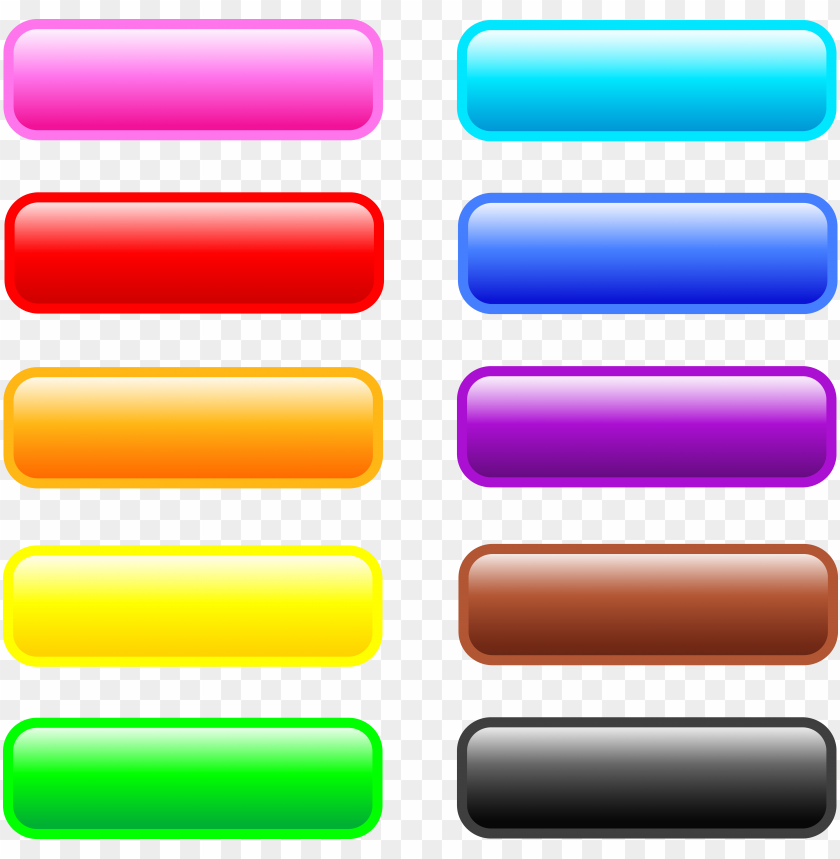 rectangle web buttons PNG transparent with Clear Background ID 85260