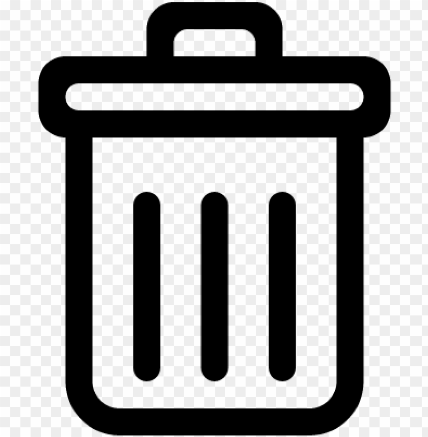 Recycling Bin Vector Delete Icon Png Black PNG Image With Transparent Background TOPpng