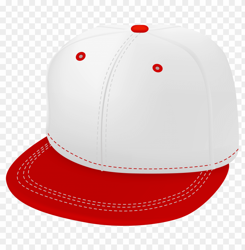 cap, red, white