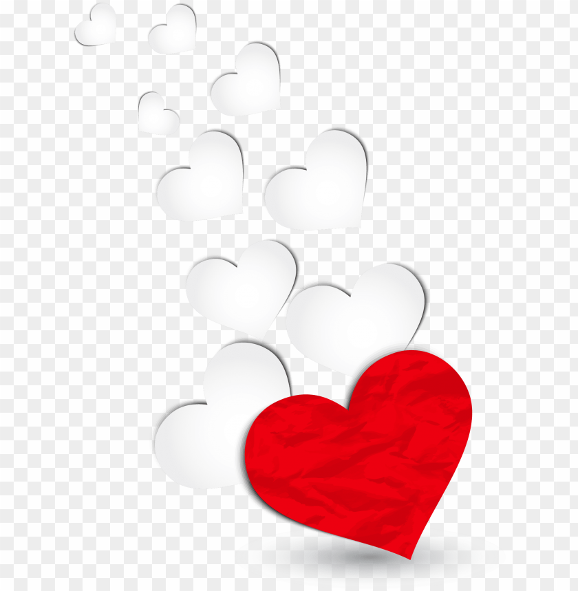 White Heart Transparent Background Png - Heart pattern background png