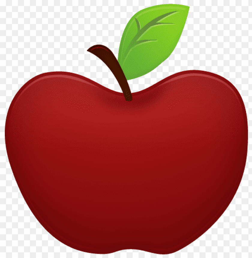 red apple clipart png photo - 28590