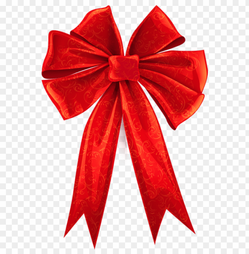 red bow with ornaments decor
