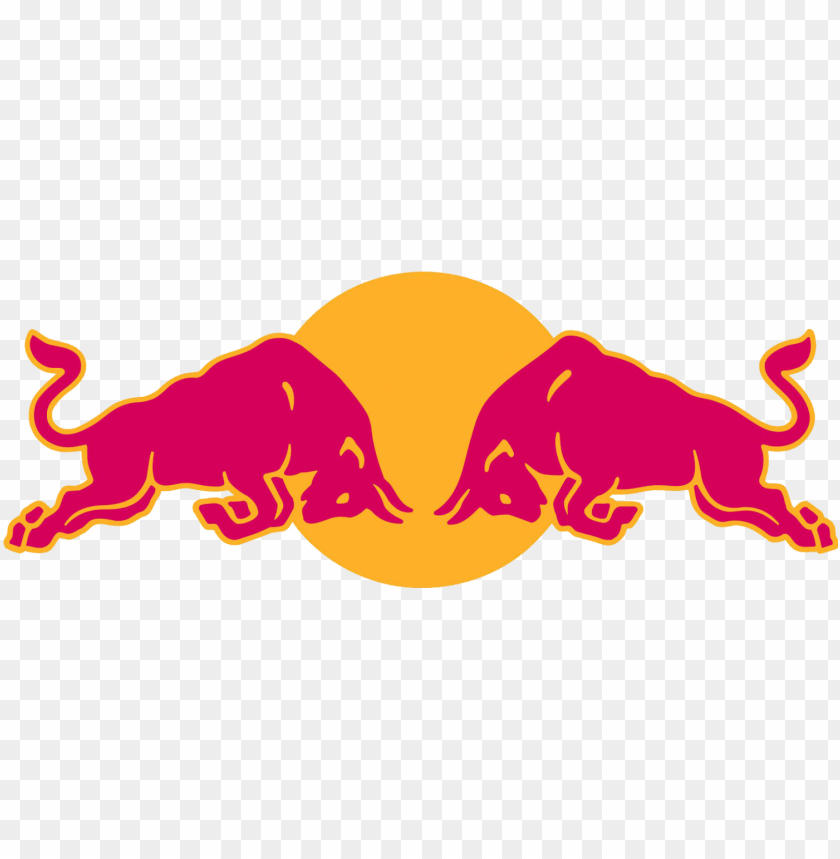 Red bull head design on white background wild Vector Image