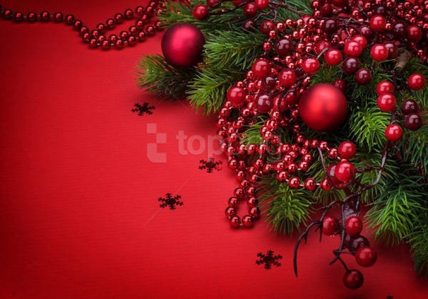 red christmaswith ornaments background best stock photos | TOPpng