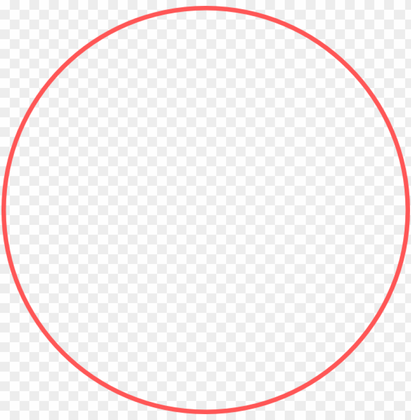 Red Circle Outline Draw Png Image With Transparent Background Toppng