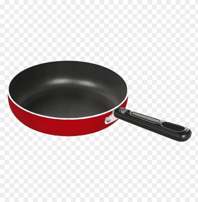 kitchenware, frying pans, red cooking pan, 