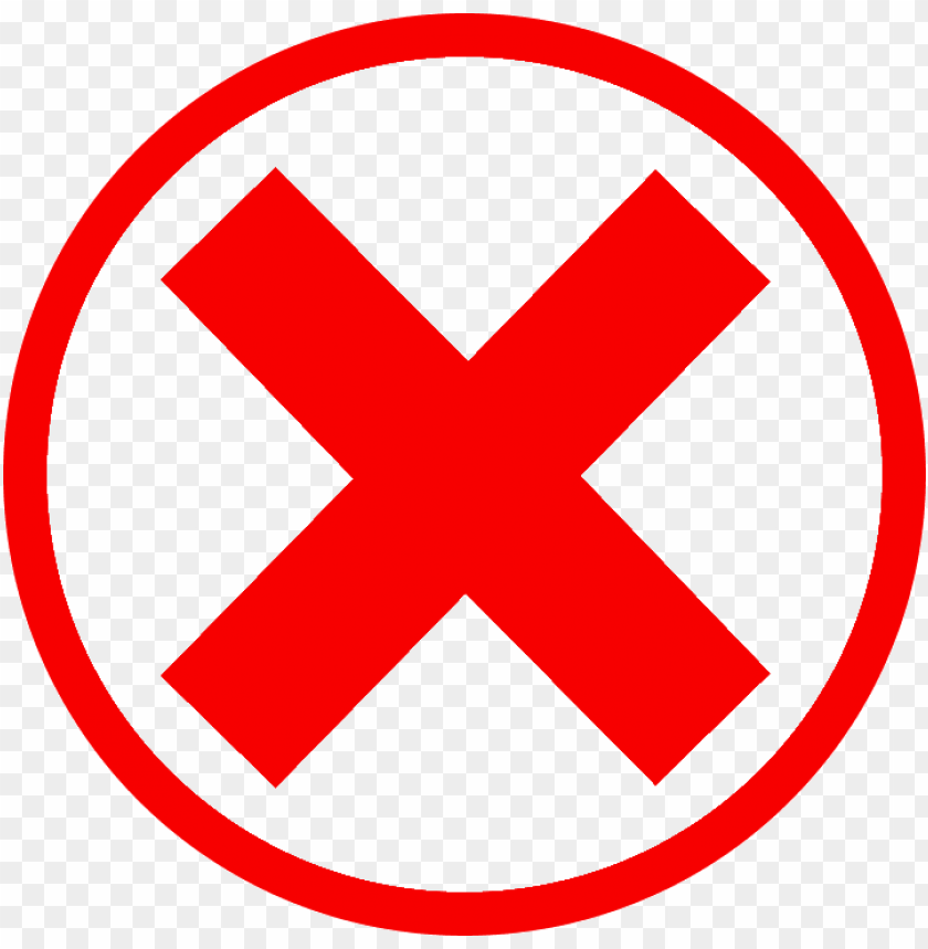 Red Cross Mark Download Png Red Cross Check Mark Png Image With