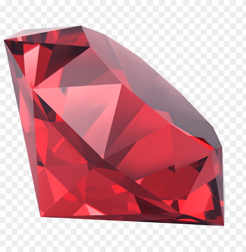 diamond, red