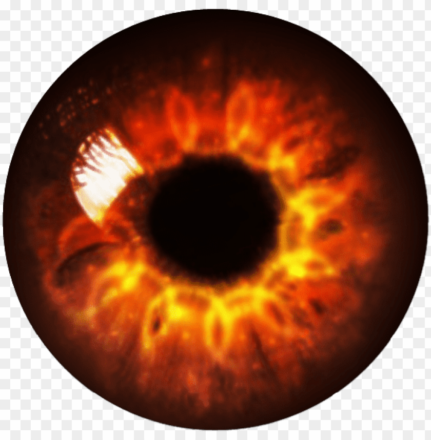 red fire eye PNG transparent with Clear Background ID 230633