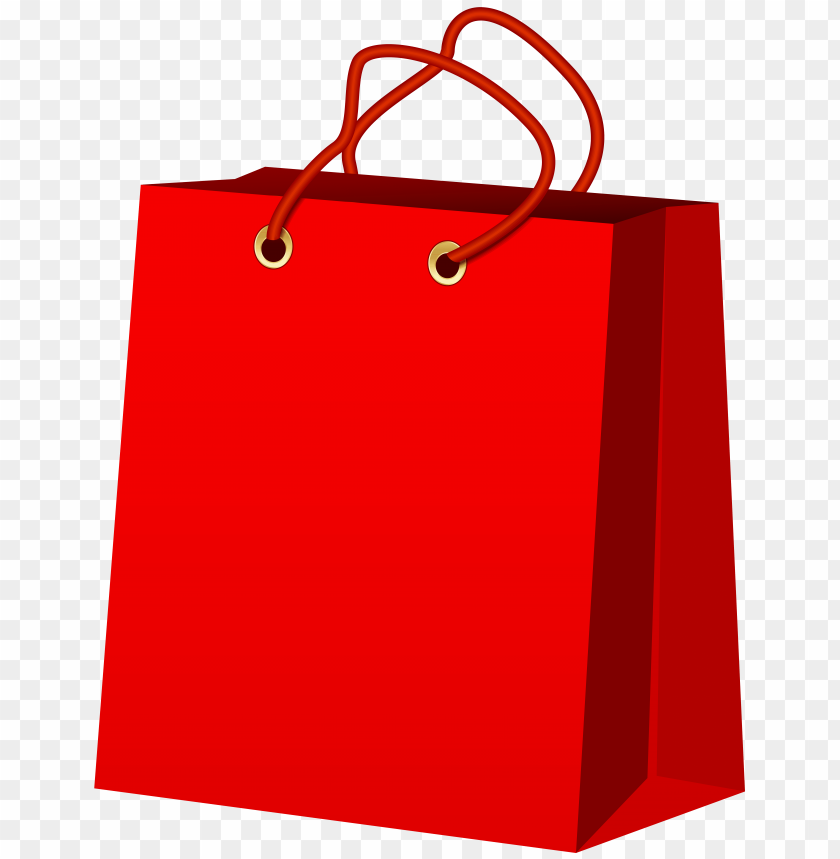 red gift bag clipart png photo - 33448