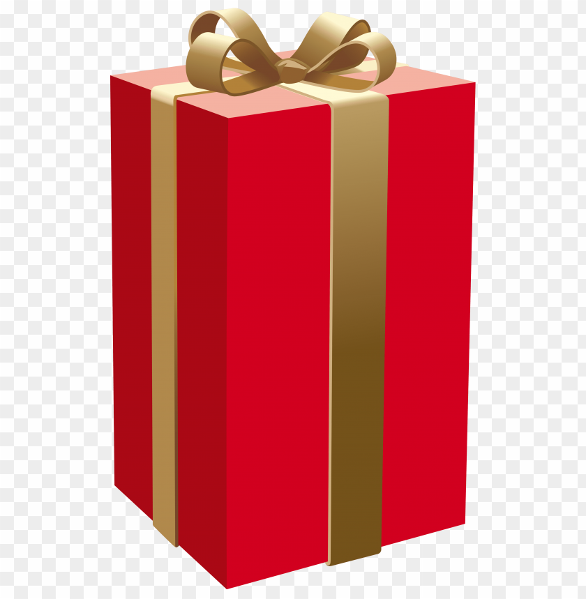 box, gift, red