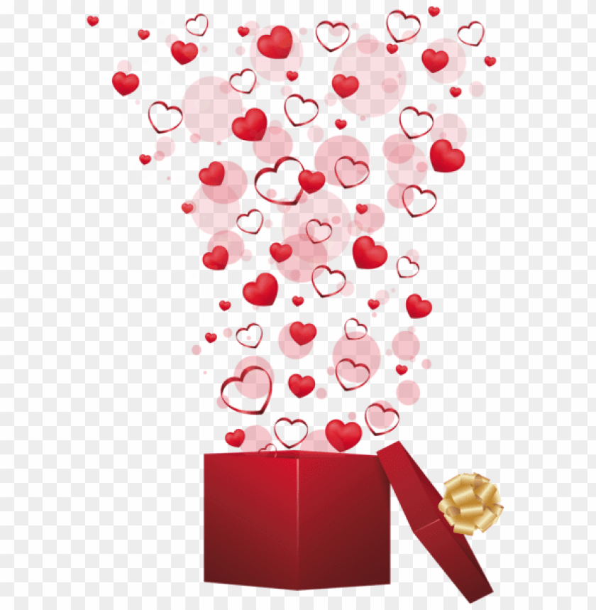 free PNG Download red gift with heartspicture png images background PNG images transparent