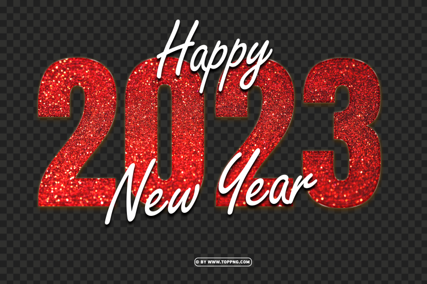 red glitter 2023 happy new year png,New year 2023 png,Happy new year 2023 png free download,2023 png,Happy 2023,New Year 2023,2023 png image