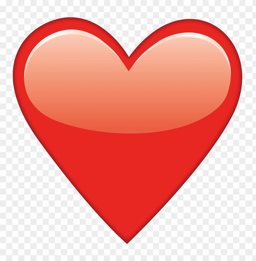 red heart emoji clipart png photo - 35381