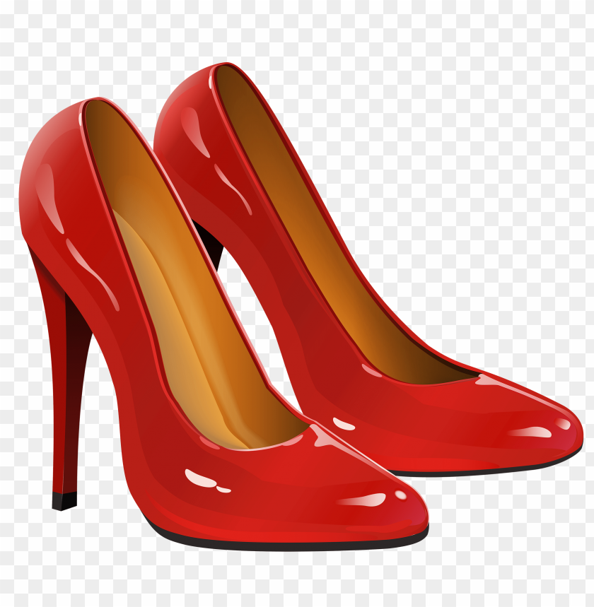 Red Heel Clipart Shoes Png - Free PNG Images ID 14234