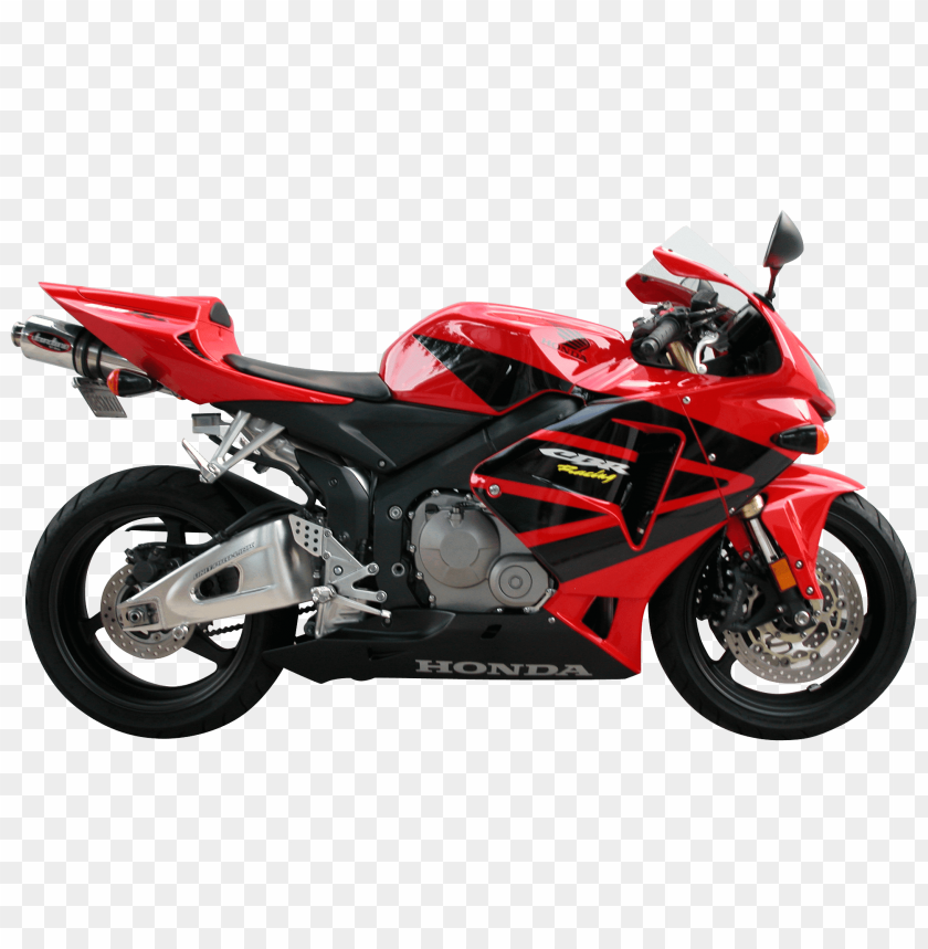 Transparent PNG image Of red honda motorcycle - Image ID 68256