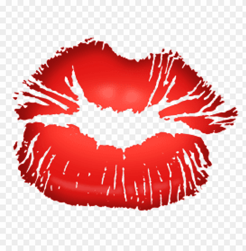 Red Kiss Png Images Background -  Image ID Is 42897