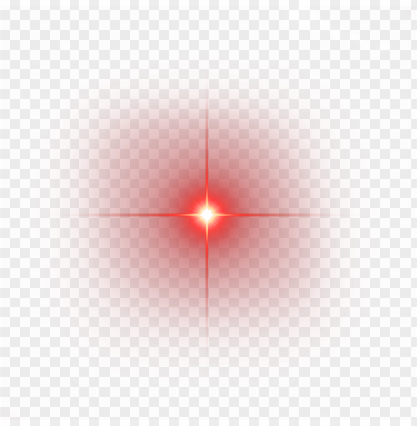 Red Lens Light Point Star Sparkle Bright Effect PNG Image With Transparent Background