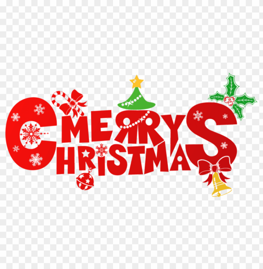 Red Merry Christmas PNG Images 41308 | TOPpng