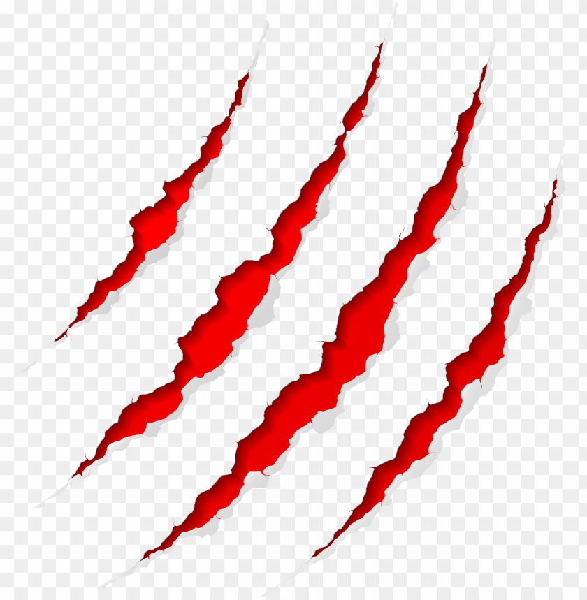 Red Monster Claw Scratch Png Free Png Images Toppng - red scratches png roblox scratch t shirt transparent png