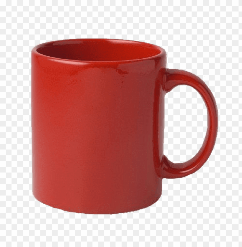 red mug PNG image with transparent background | TOPpng