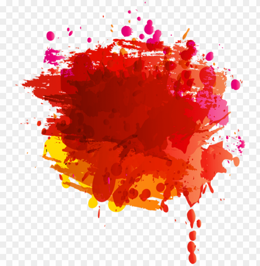 red oil paint stain transparent