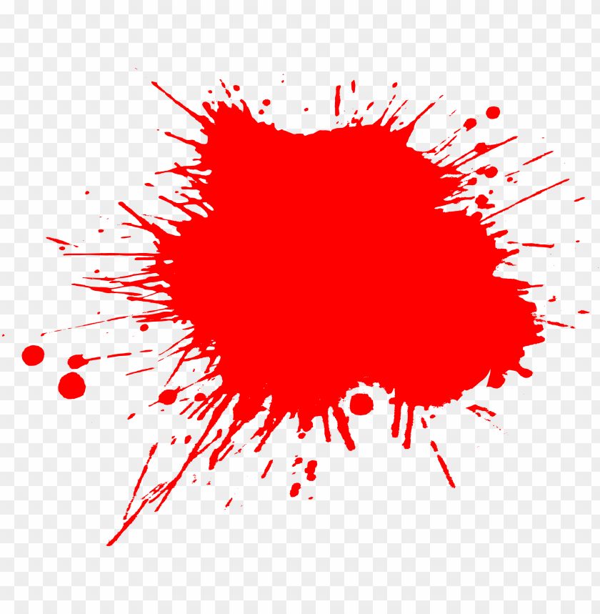 red paint splash png