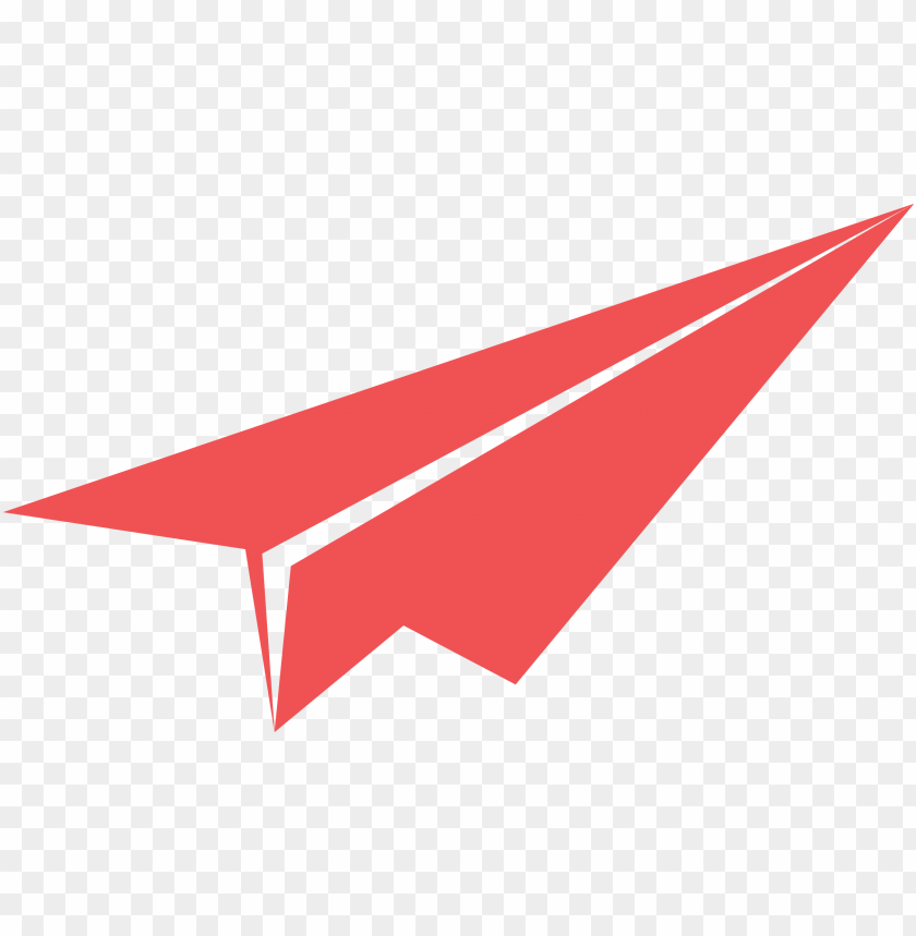 red paper plane png image - paper plane PNG image with transparent background@toppng.com
