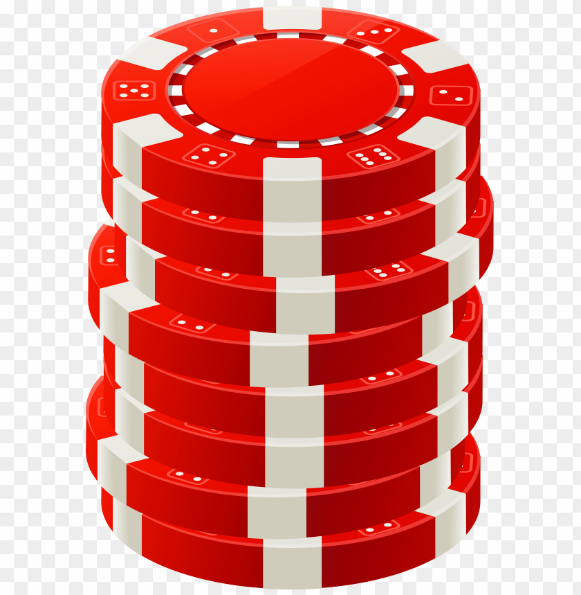 red poker chips clipart png photo - 31443