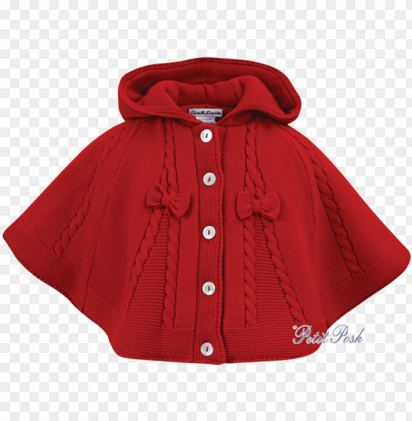 Red Poncho Girls Cape Cardiga Png Image With Transparent Background Toppng - red poncho roblox