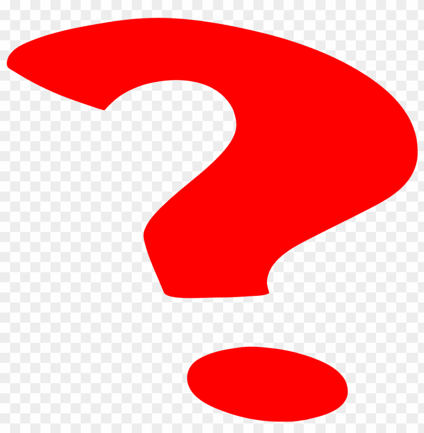 Red Question Mark Png PNG Image With Transparent Background | TOPpng