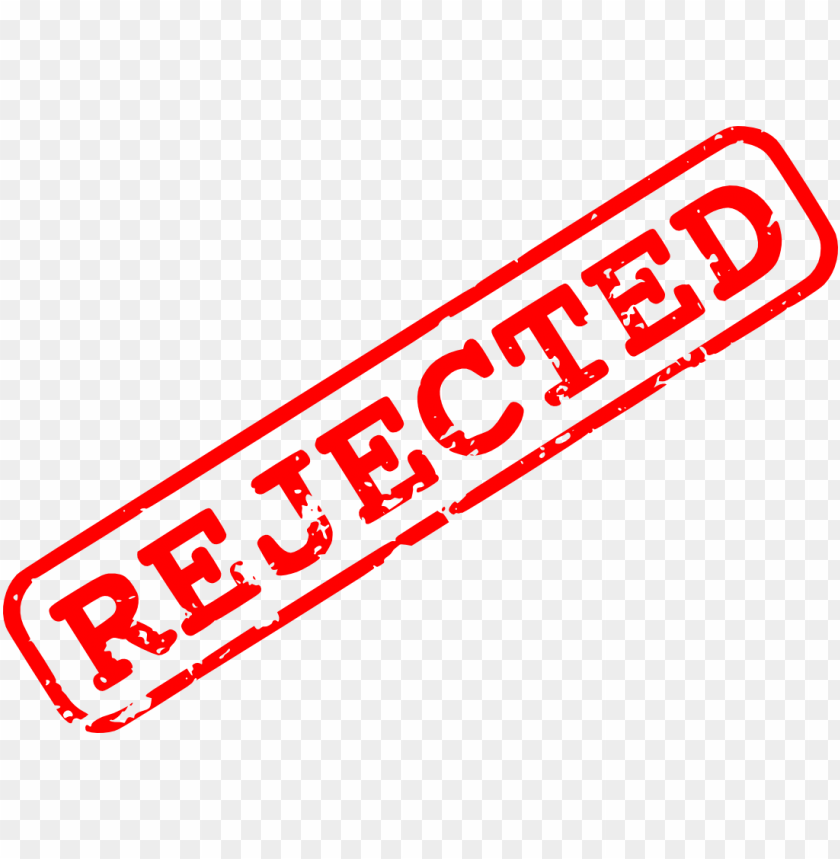 Red Rejected  Tamp Png - Free PNG Images