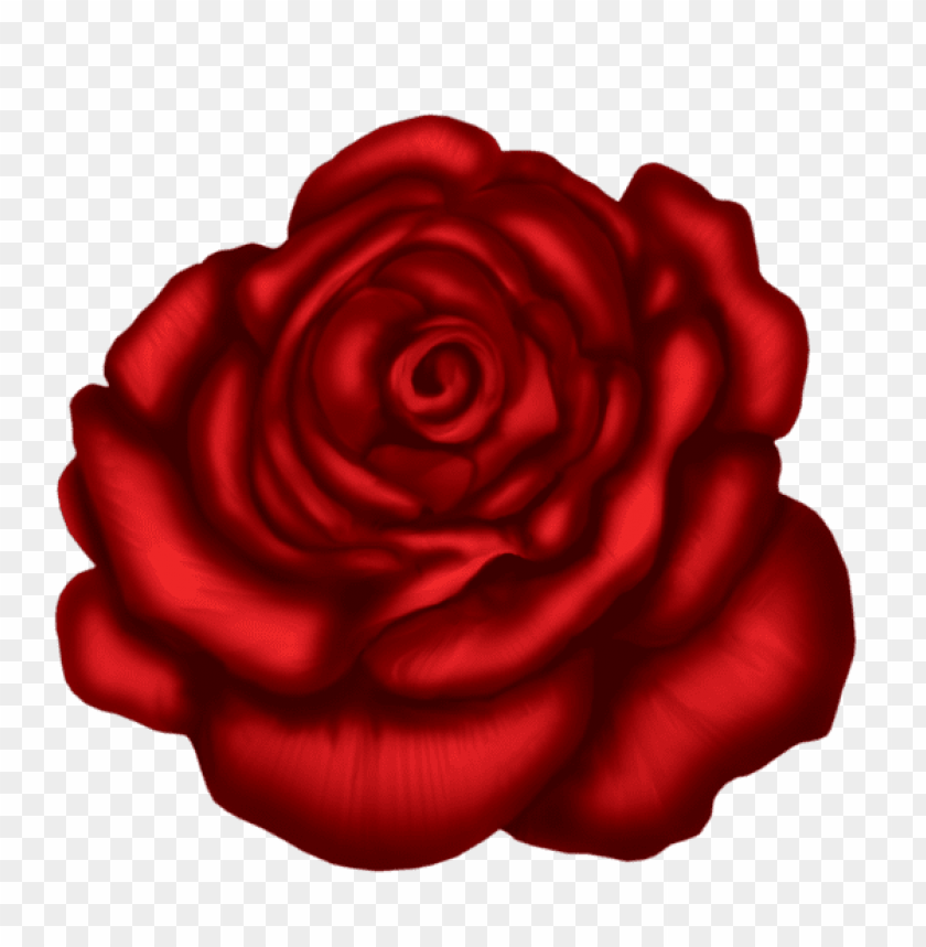 PNG image of red rose art picture with a clear background - Image ID 43976