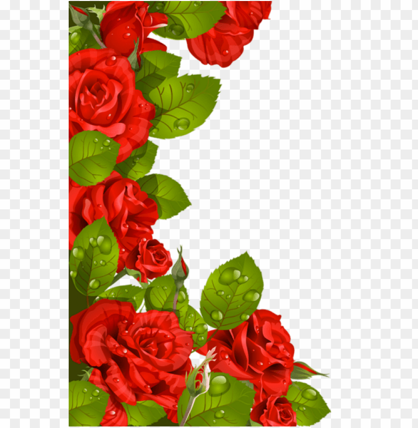 red roses decoration for frame
