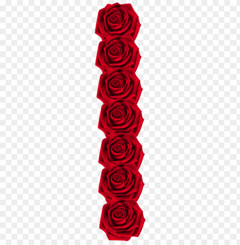 red roses decoration transparent