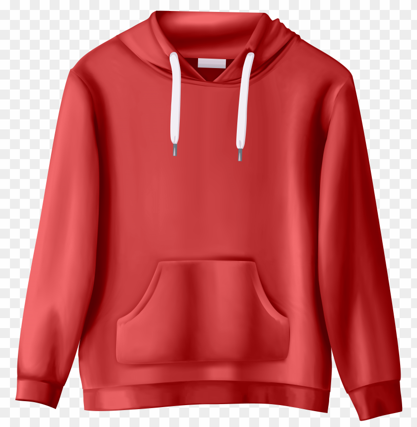 red, sweatshirt