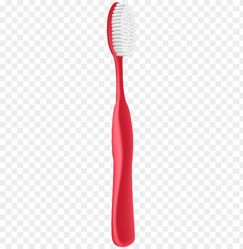 red, toothbrush