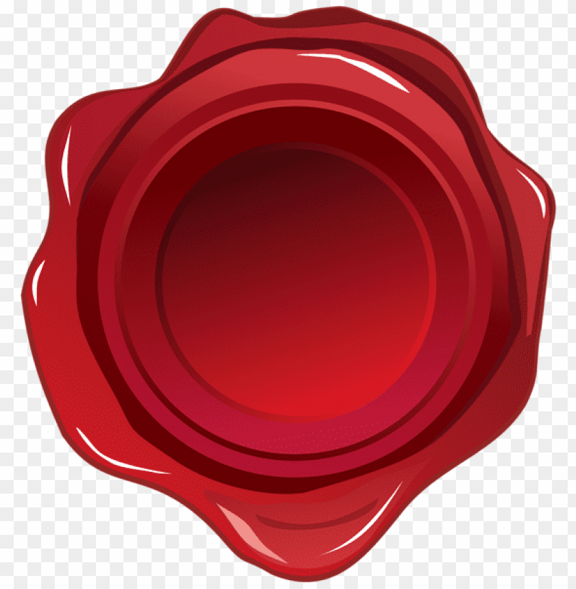 red wax seal clipart png photo - 54905