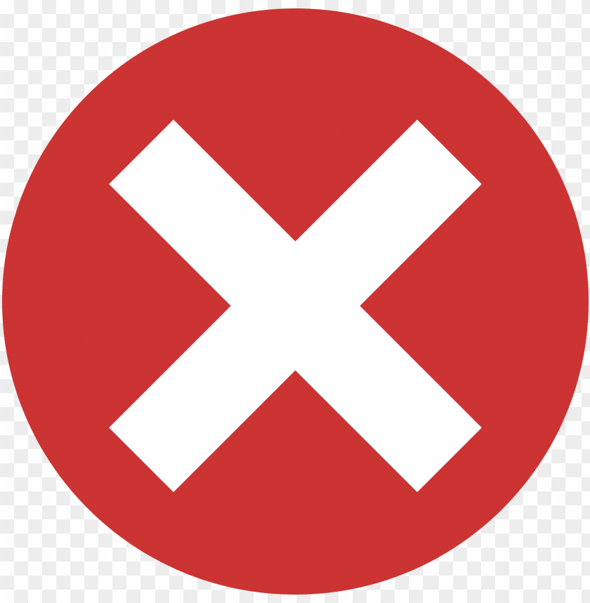 red x in circle x ico PNG transparent with Clear Background ID 227311