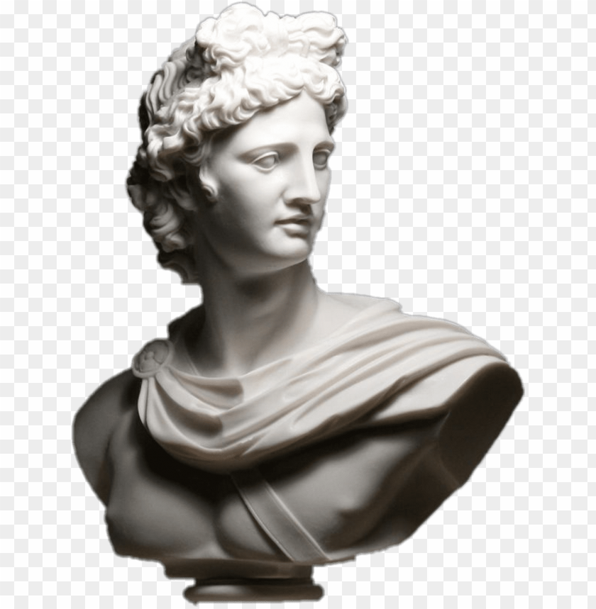 reek sticker greek god head statue PNG transparent with Clear Background ID 186915