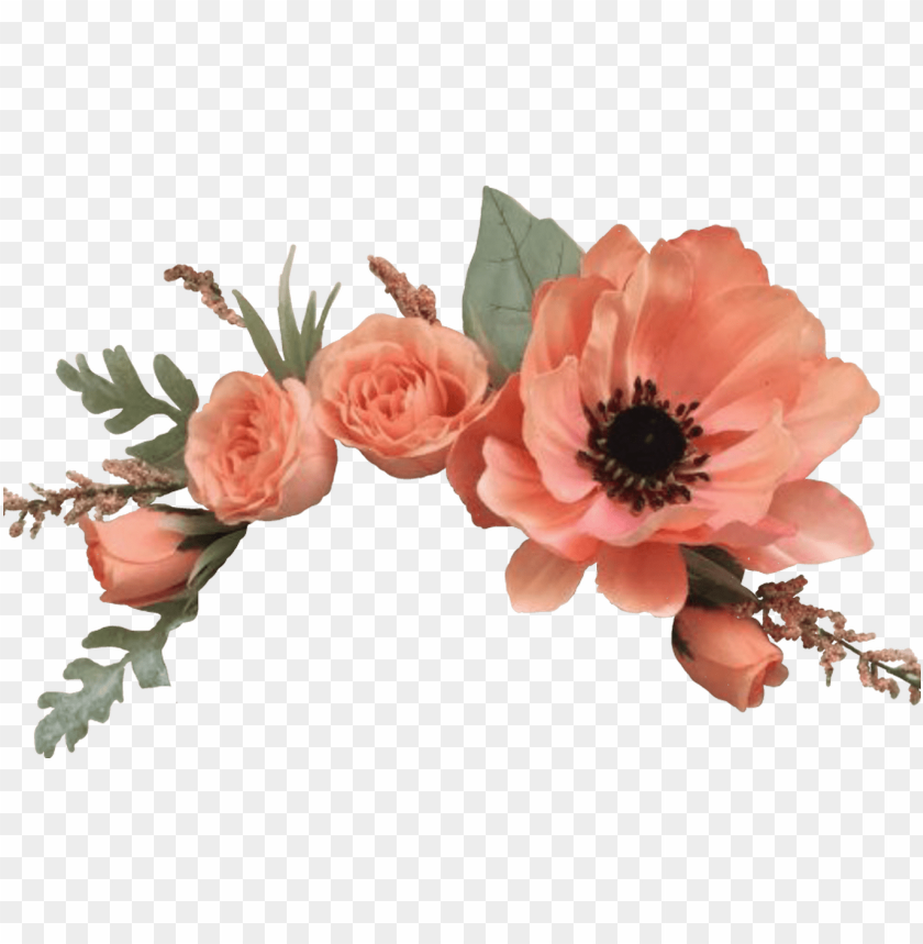 background, decorative, sky, pink flowers, illustration, pink ribbon, orange
