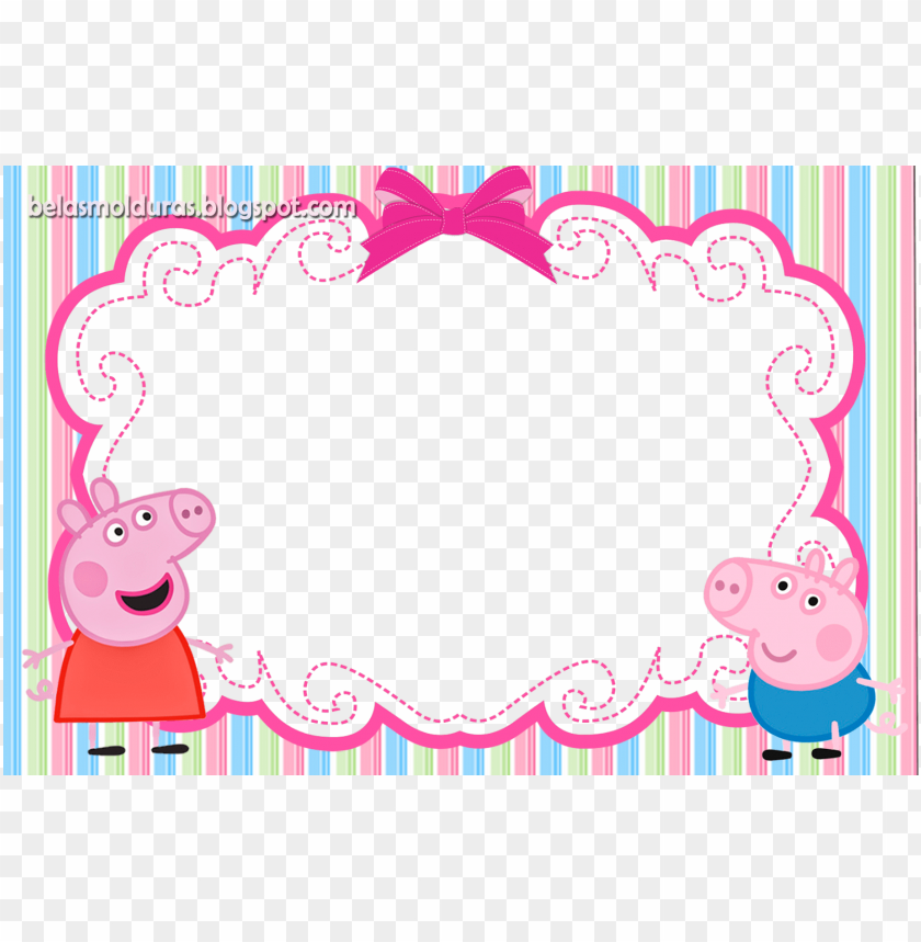 cartoon characters, pink pigs, children's art, playful design, family themes, fun illustrations, decorative frame