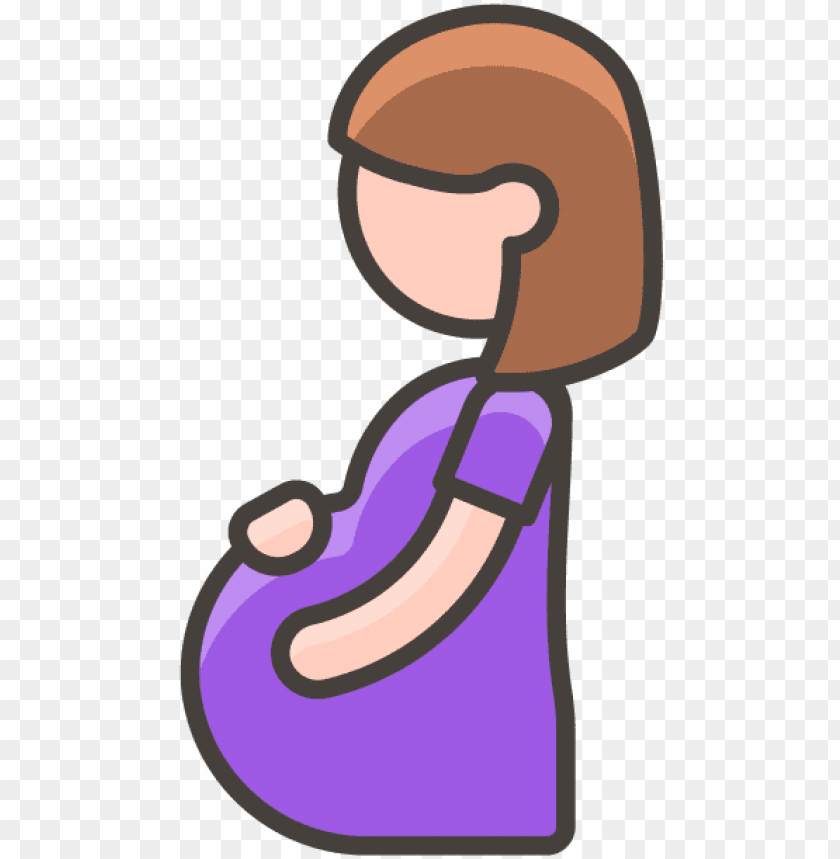 regnant woman emoji - pregnant woman icon vector PNG image with transparent  background | TOPpng