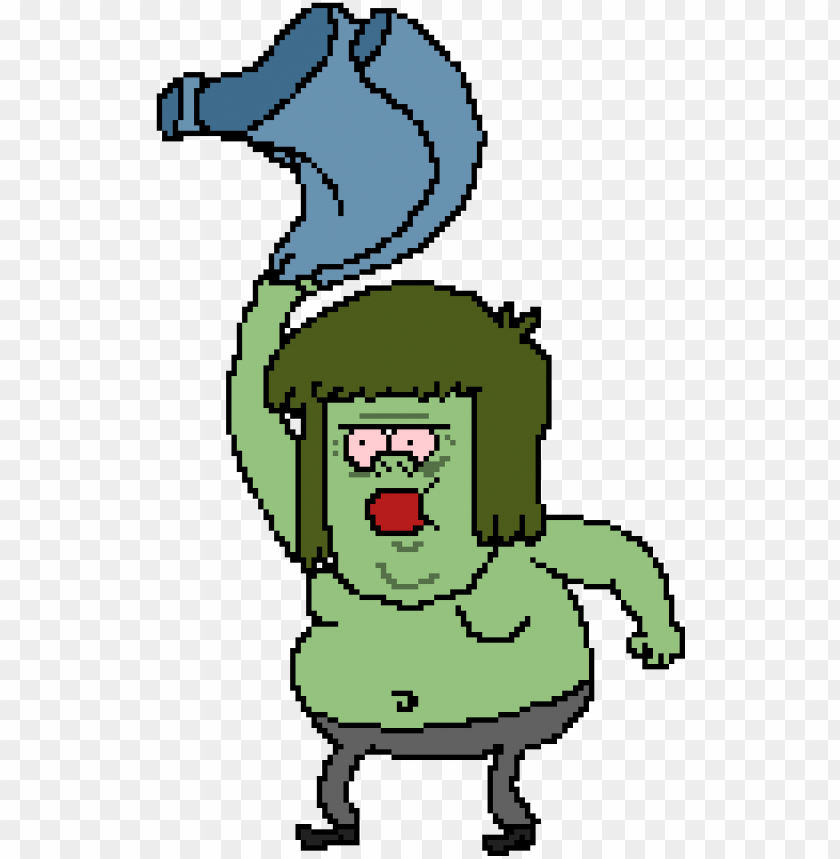 Regular Show Muscle Ma Png Image With Transparent Background Toppng - courage the cowardly dog transparent roblox