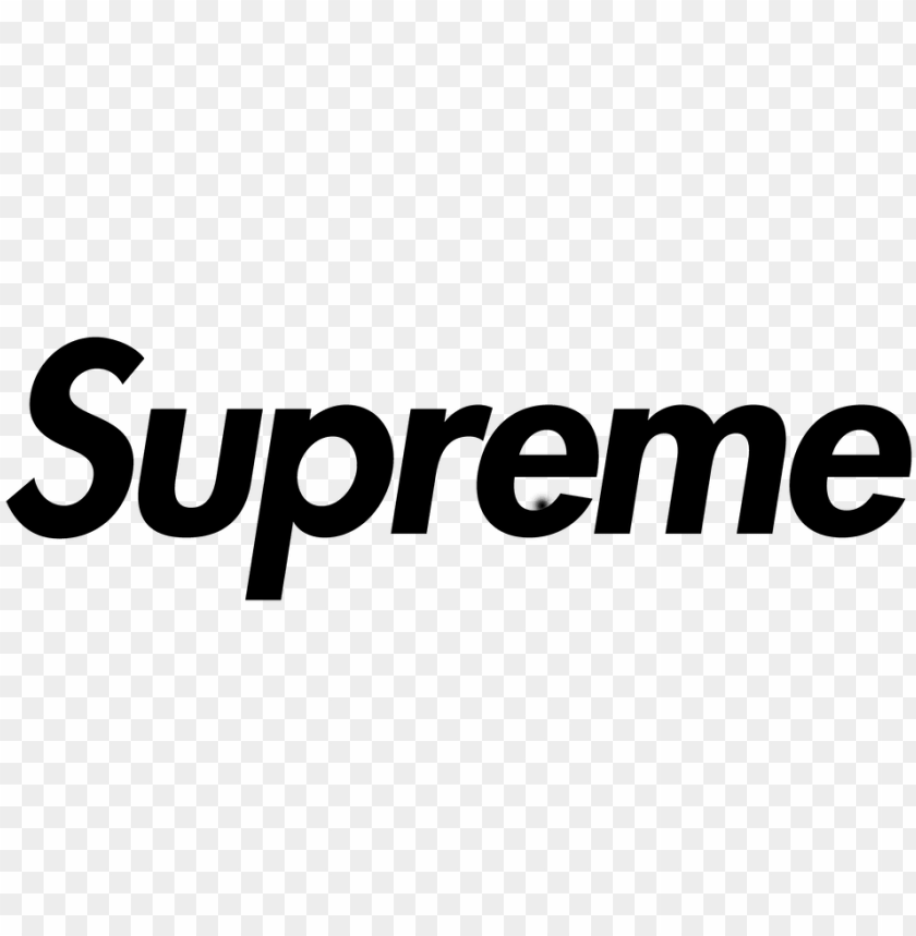 related wallpapers - black supreme logo PNG image with transparent