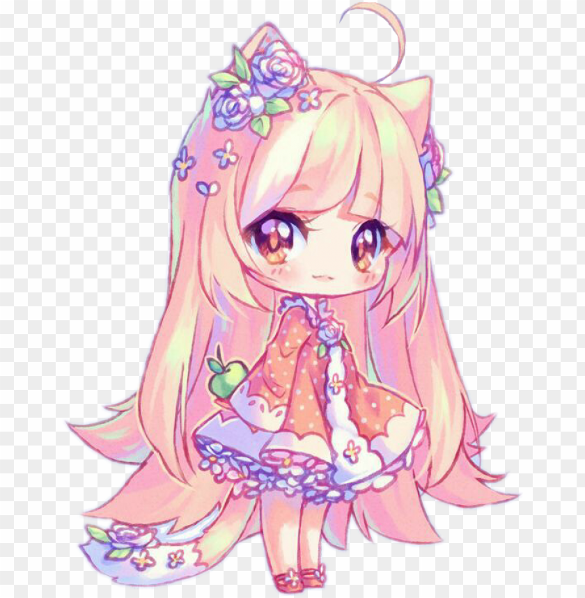 report abuse - chibi girl PNG with transparent background | TOPpng