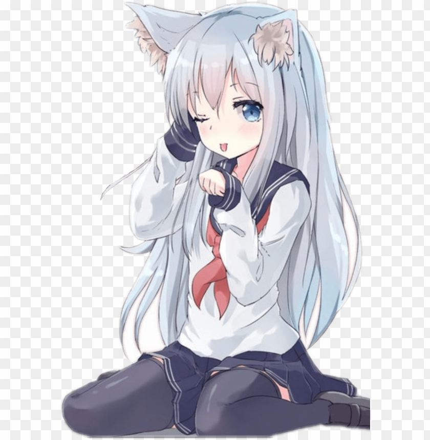 Report Abuse Neko Anime Girl Png Image With Transparent Background Toppng