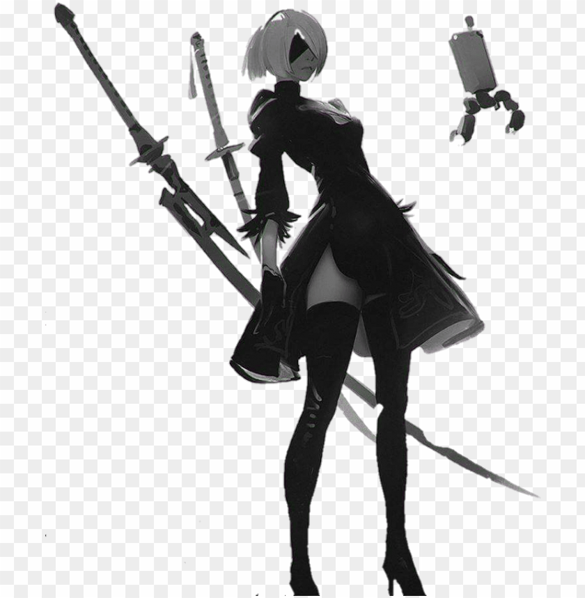 Report Abuse Nier Automata Art Png Image With Transparent Background Toppng