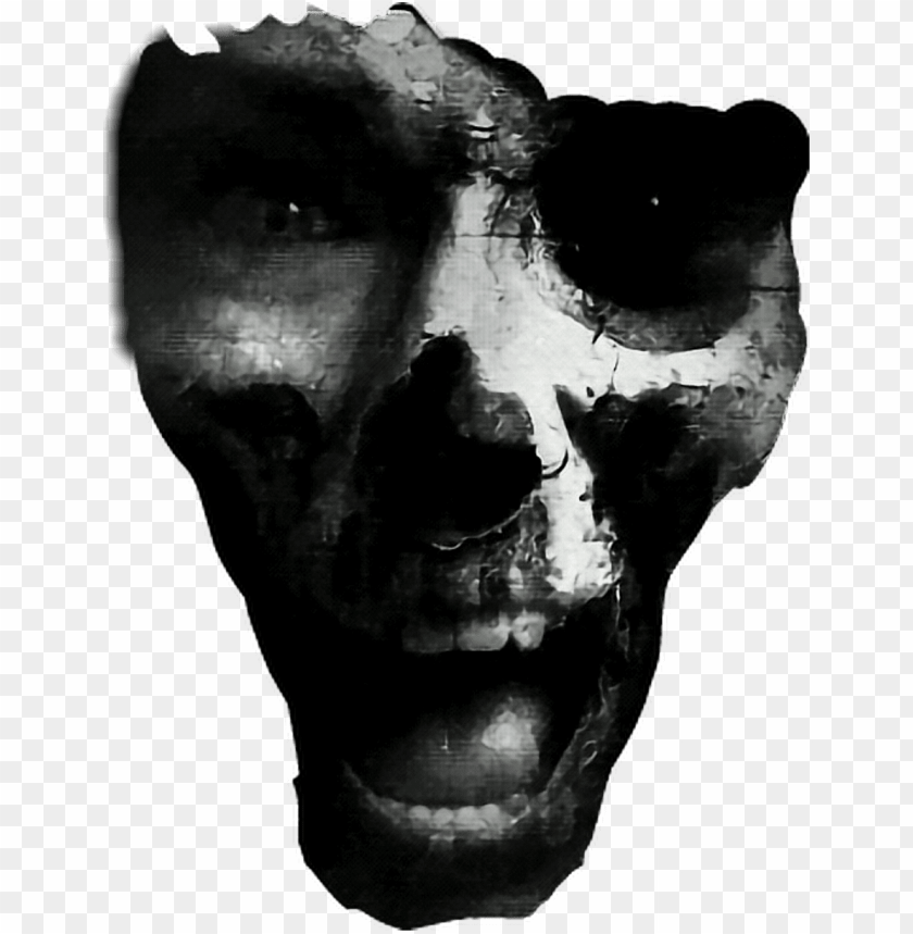 report abuse - picsart ghost face PNG image with transparent background |  TOPpng